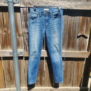 Madewell High Riser Skinny Jean-Blue